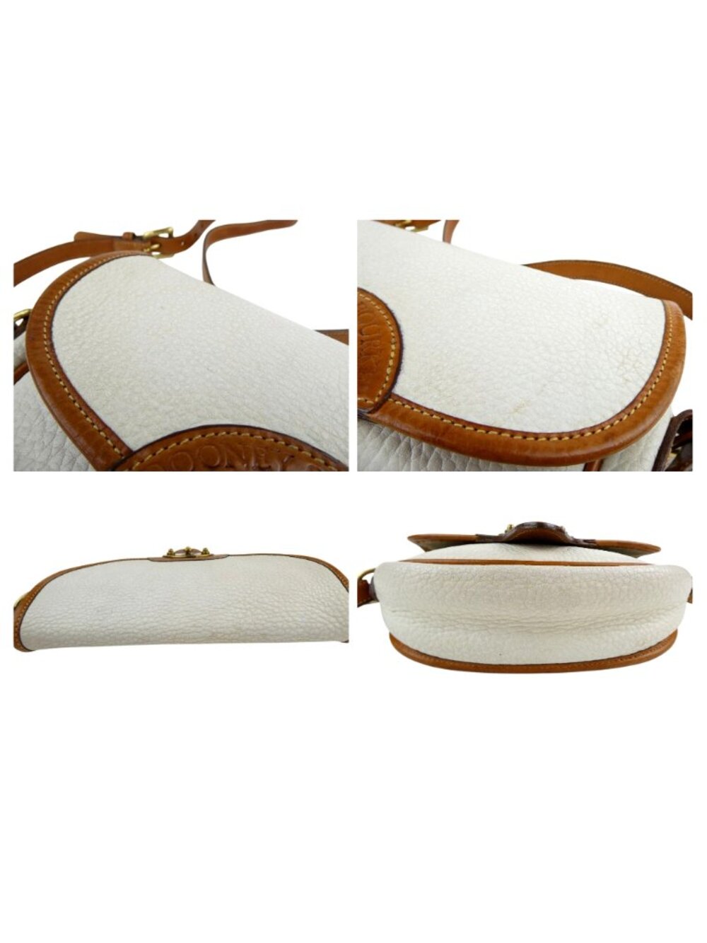 Dooney & Bourke Chalk Tan Pebble Leather Crossbody - Picture 12 of 16
